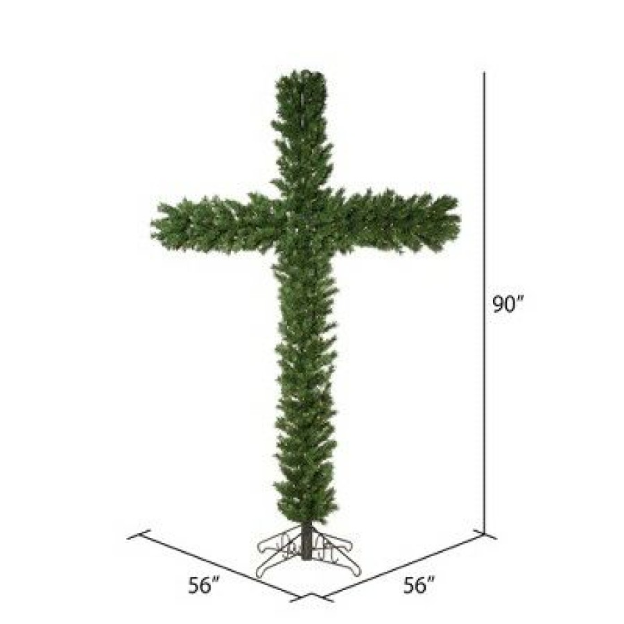 Unidentified Plant Variety * | Vickerman Christmas Crosses Artificial Unique Tree