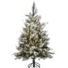 Pine * | 4.5Ft National Tree Company Pre-Lit Artificial Christmas Tree Snowy Bedford Pine 450 Clear Lights