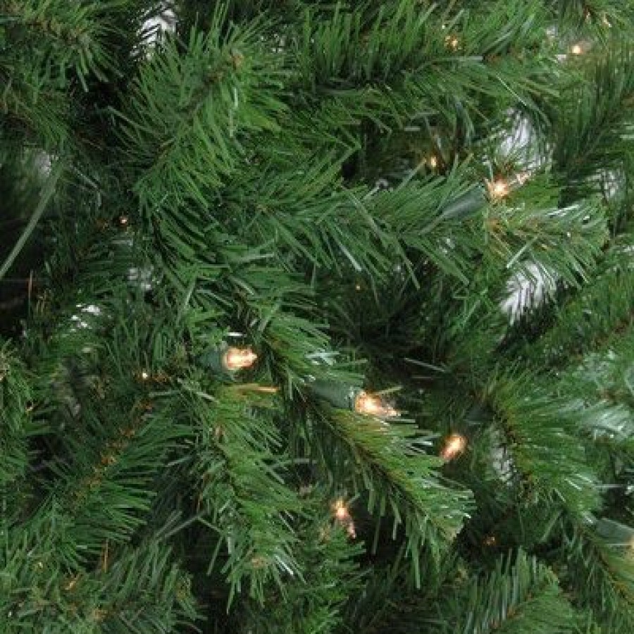 Spruce * | Northlight 7.5 Prelit Artificial Christmas Tree Slim Waterton Spruce Clear Lights