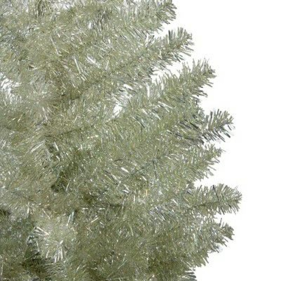 Pine * | Northlight 7 Metallic Sheer Champagne Artificial Tinsel Christmas Tree Unlit