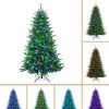 Pine * | Tangkula App Controlled Christmas Tree, Pe/Pvc Xmas Tree W/ Color Changing Led Lights & Branch Tips