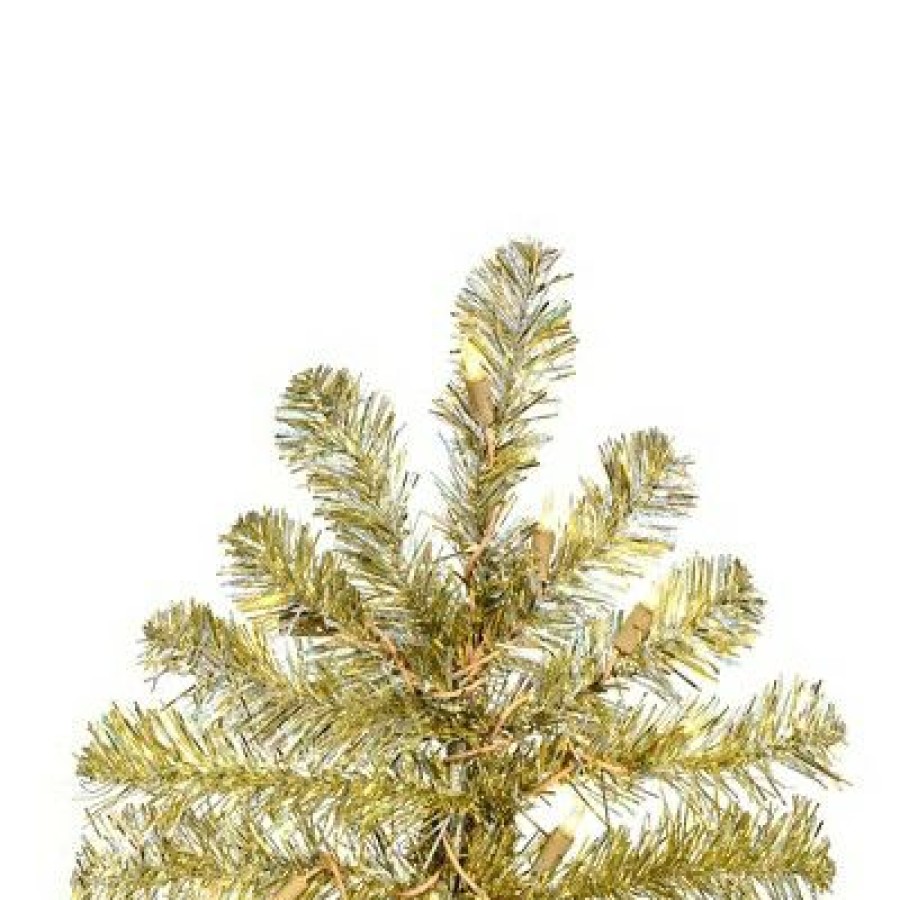 Unidentified Plant Variety * | Vickerman Champagne Upside Down Artificial Christmas Tree