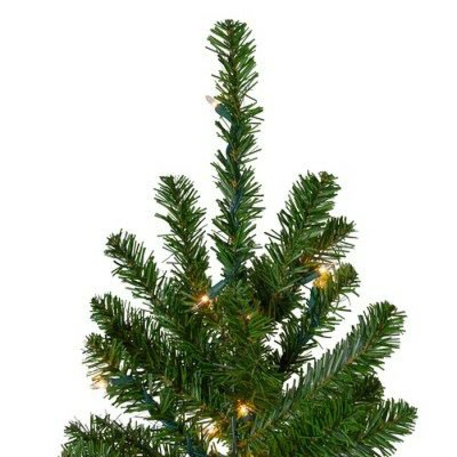 Pine * | Northlight 7.5 Prelit Artificial Christmas Tree Canadian Pine Pencil Clear Lights