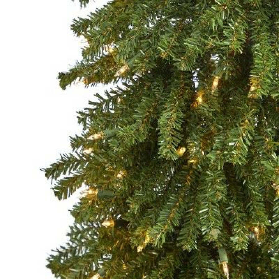 Pine * | 5Ft Nearly Natural Pre-Lit Grand Alpine Artificial Christmas Tree Clear Lights