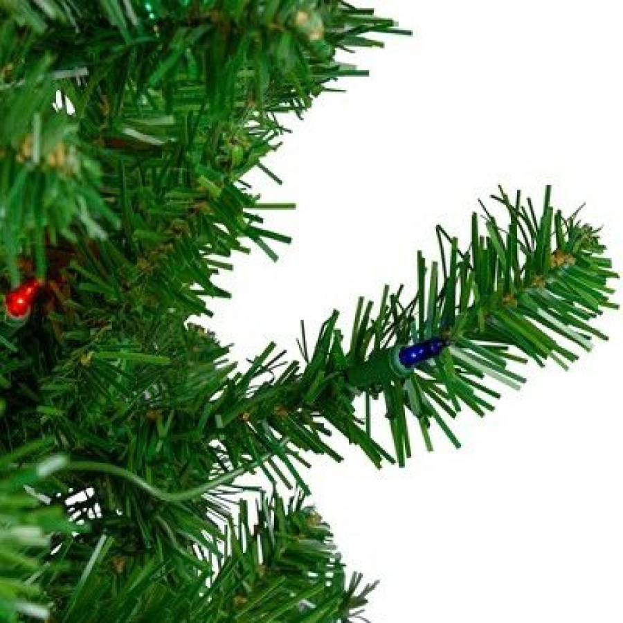 Spruce * | Northlight 7 Pre-Lit Norfolk Spruce Artificial Christmas Tree, Multi Lights