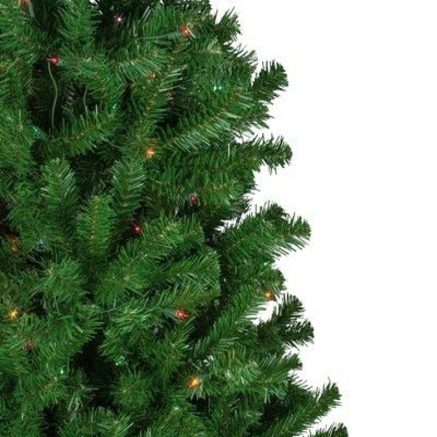 Spruce * | Northlight 7 Pre-Lit Norfolk Spruce Artificial Christmas Tree, Multi Lights