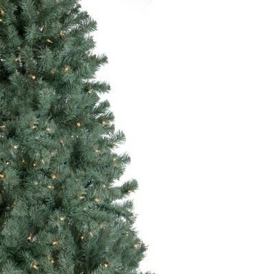 Spruce * | Northlight 7.5 Pre-Lit Colorado Blue Spruce Artificial Christmas Tree, Clear Lights