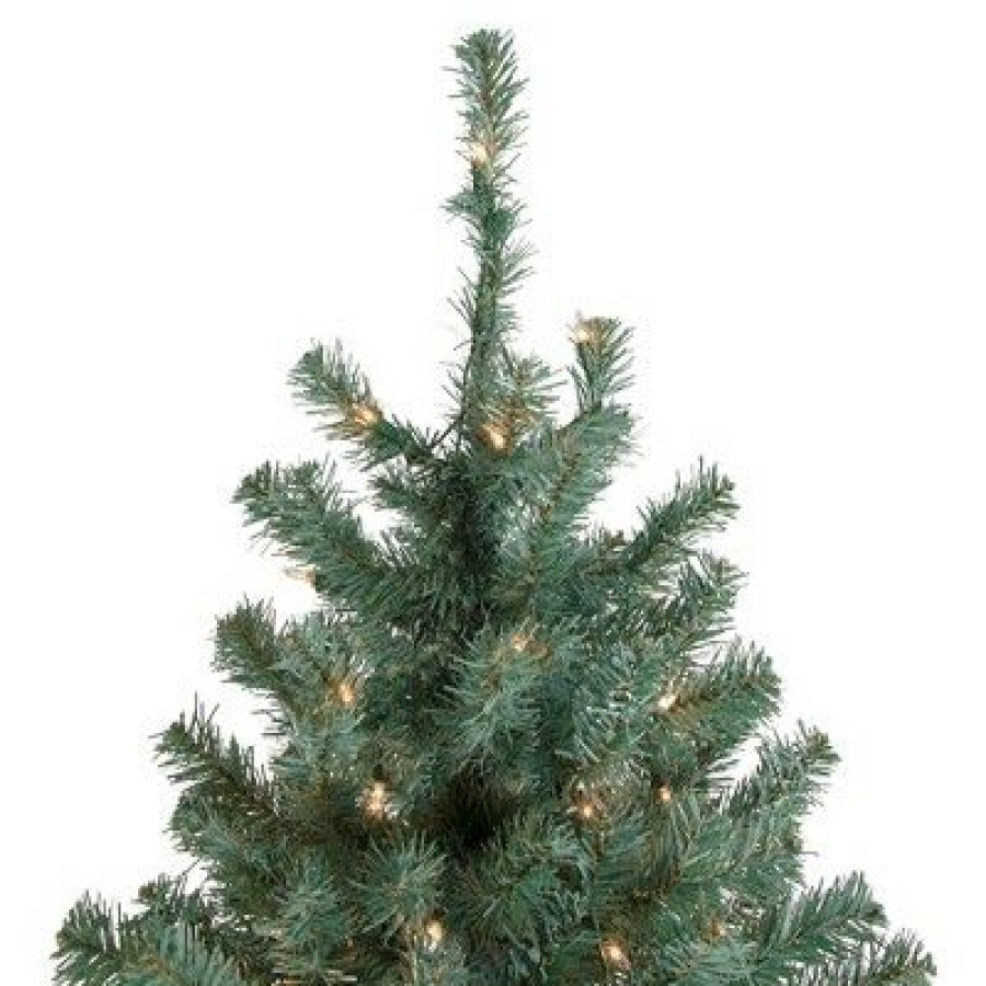 Spruce * | Northlight 7.5 Pre-Lit Colorado Blue Spruce Artificial Christmas Tree, Clear Lights