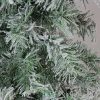 Pine * | Northlight 6 Slim Flocked And Glittered Woodland Alpine Artificial Christmas Tree Unlit