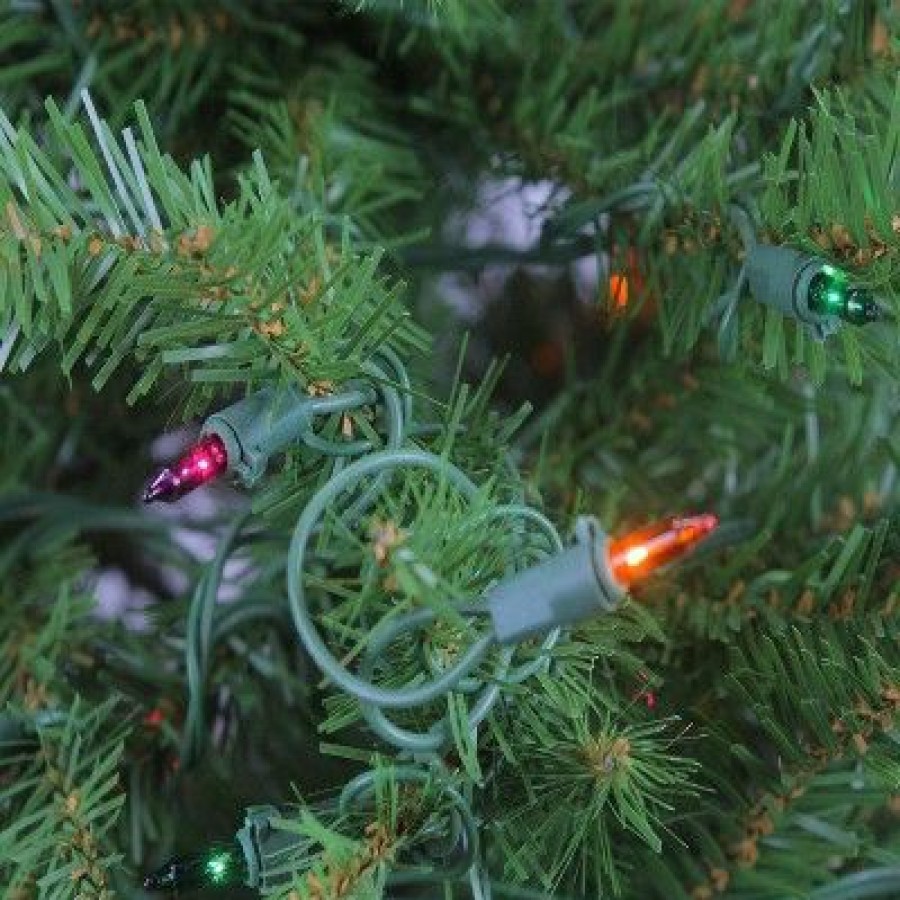 Pine * | Northlight 14 Pre-Lit Full Northern Pine Artificial Christmas Tree Multi-Color Lights