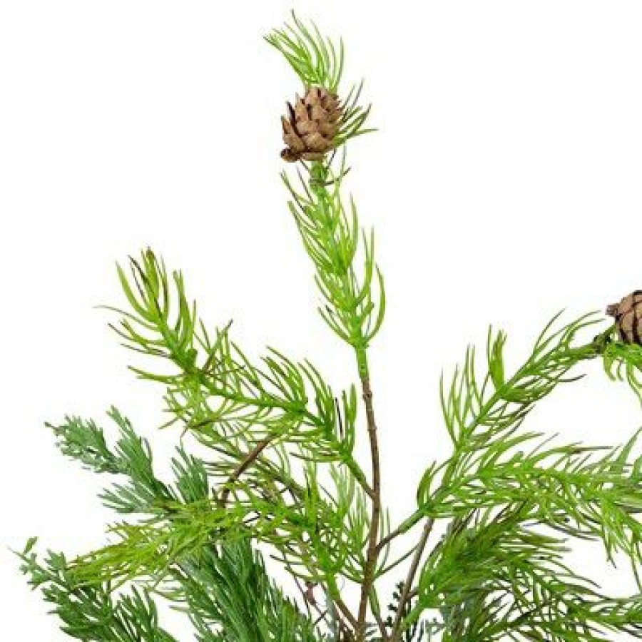 Pine * | Northlight 2 Potted Mixed Pine, Cedar And Twig Artificial Christmas Tree Unlit