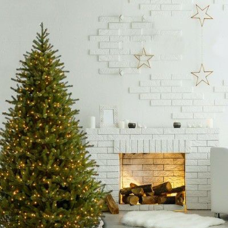 Fir Wood * | National Tree Company 6.5 Ft. Noble Fir Tree With Clear Lights