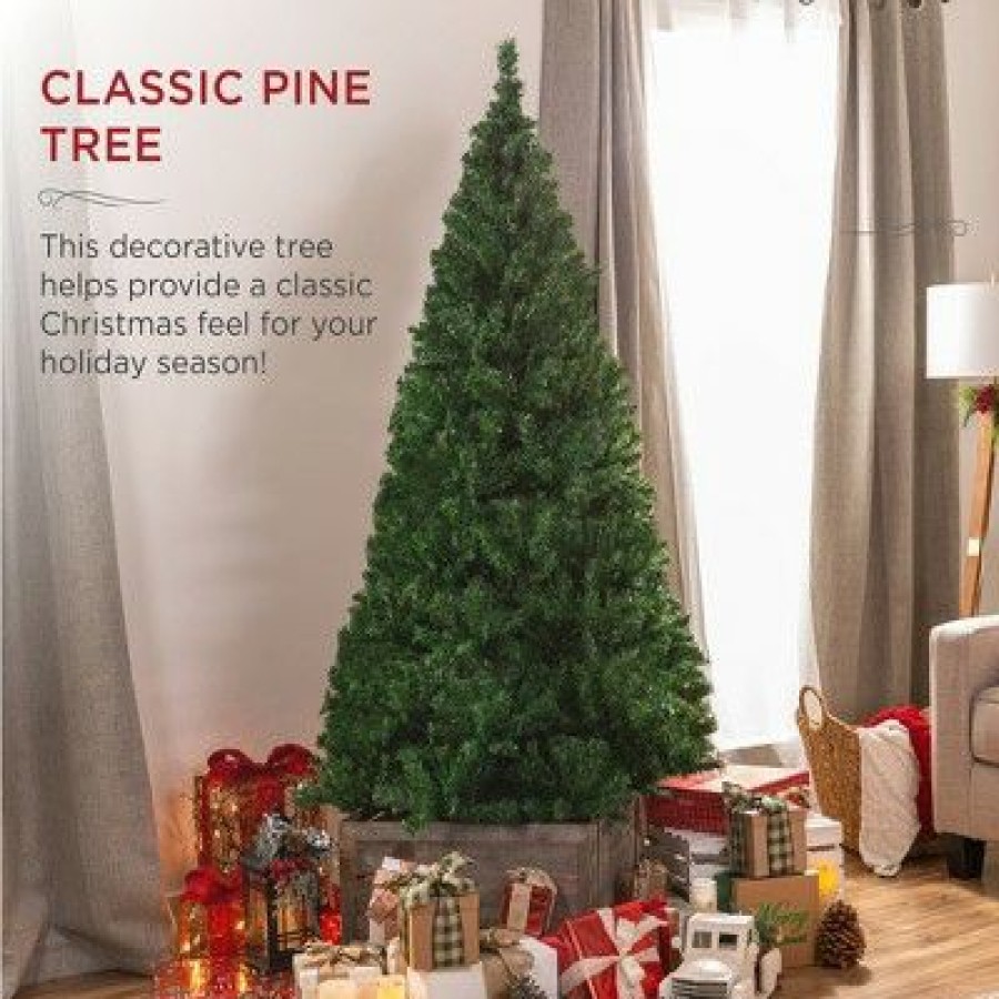 Pine * | Best Choice Products 6Ft Premium Hinged Artificial Christmas Pine Tree W/ 1,000 Tips, Metal Base